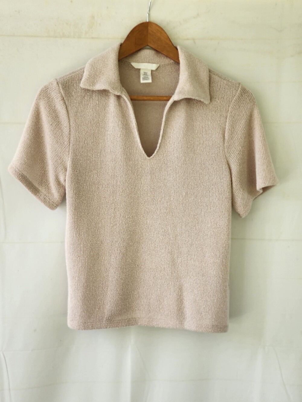 HM Soft Knit Polo Top